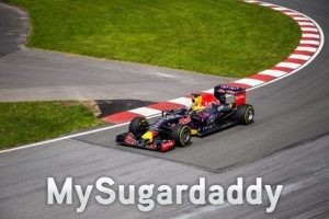 A fourmula 1 car