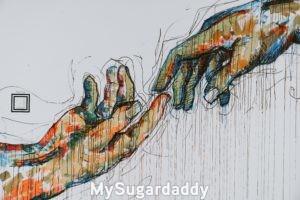 graffiti depiction of hands drifting apart symbolizing relationship don'ts