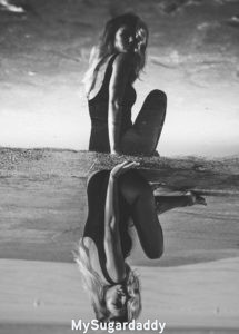 black and white mirrored picture of woman representing the unknown