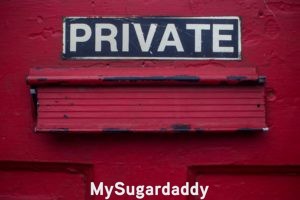 mail box that reads "private"