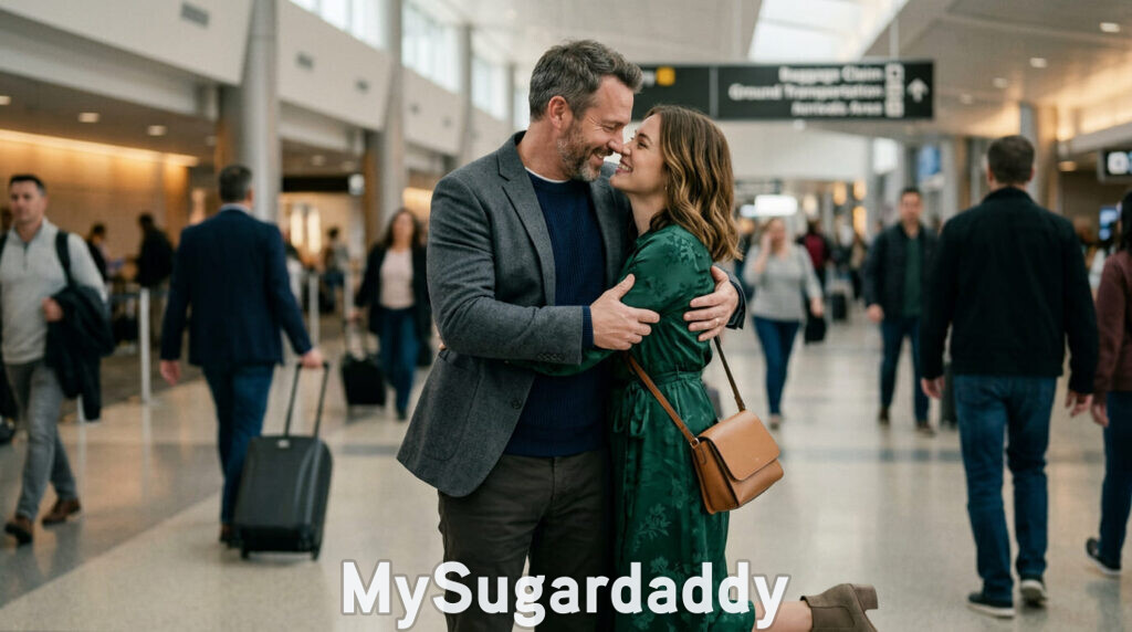 Real Sugar Daddy and Sugar Baby meeting in person for the first time